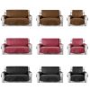 Reversible Sofa Cover Chair Loveseat Couch Microfiber Slipcover Cushion Furniture Protector Shield Water-Resistant w/ Elastic Strap for Kids Pet Dog C